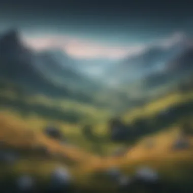 Ethereal Landscape in JPEG Ethereal Landscape in JPEG