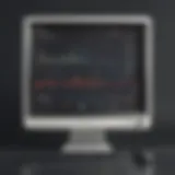 Vintage Analog Monitor Display