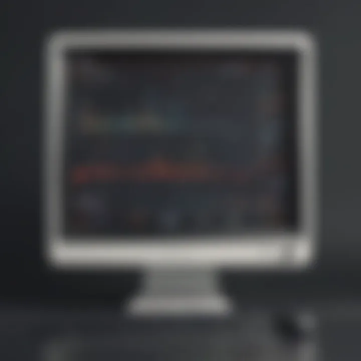 Vintage Analog Monitor Display