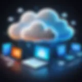Cloud security vulnerabilities illustration