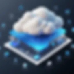 Illustration of a cloud platform architecture