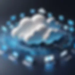 A visual representation of cloud computing architecture.