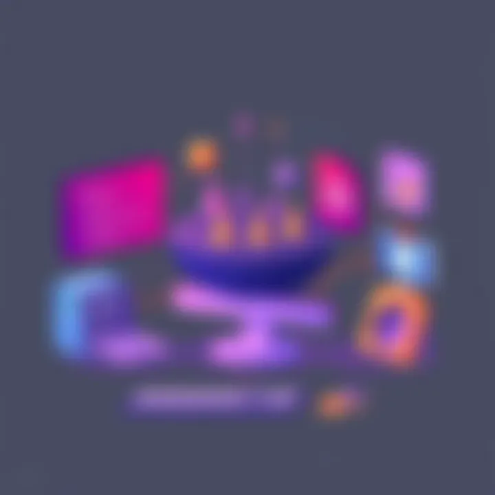 Flexible development environment illustration