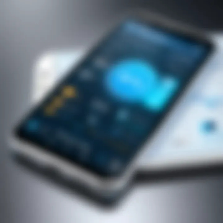 Optimized mobile home screen layout enhancing user experience and efficiency.