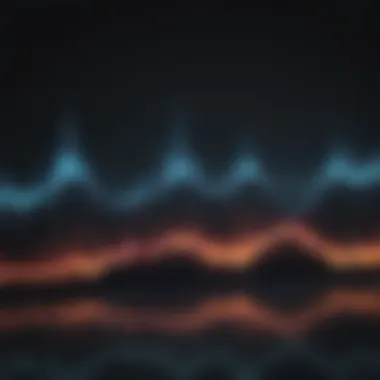 Innovative Audio Waveforms in Motion