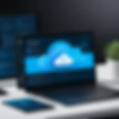 Exploring Features of Azure Portal Screenshot of Azure portal interface highlighting features