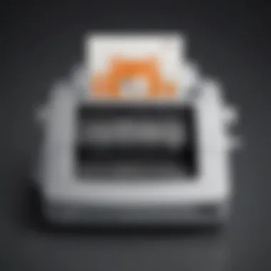 Illustration showcasing Reddit logo integrated with fax machine