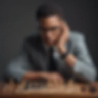 Young Malcolm X playing chess