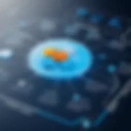 Illustration showcasing the concept of collaboration diagrams in software development