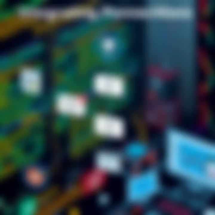 Diagram showcasing the integration of various programming connections