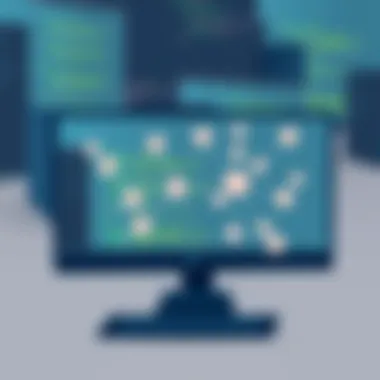 Representation of physical connections in coding environments