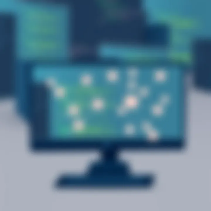 Representation of physical connections in coding environments