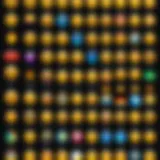 Abstract art inspired by iPhone emojis