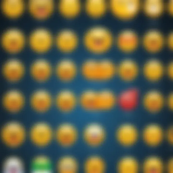 Visual comparison between iPhone and Android emoji designs