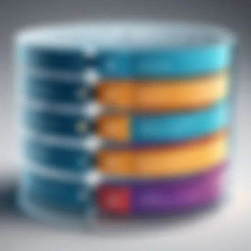 Illustration of relational database structure