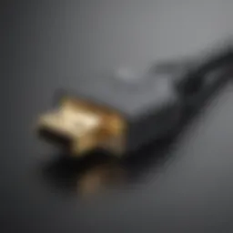 HDMI cable connection illustration
