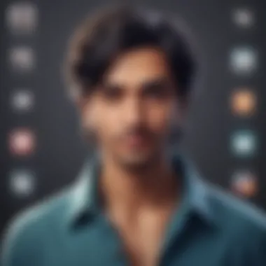 Character Showcase Stylized artistic interpretation of Indian web series characters