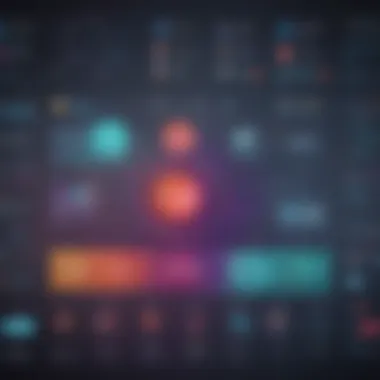 Genre Spectrum Vibrant and dynamic visual representation of Indian web series genres