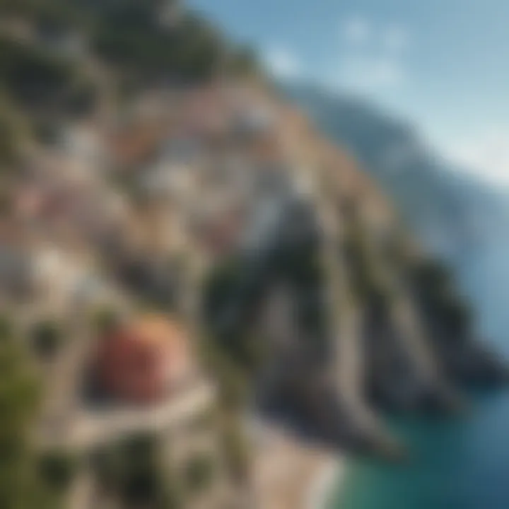 Amalfi Coast cliffside village