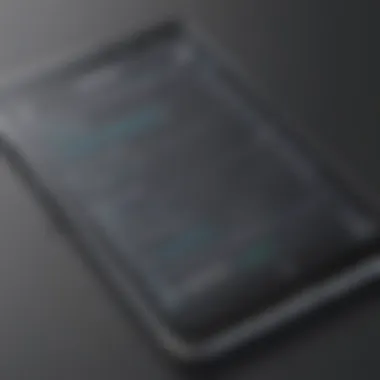 Sleek and modern smartphone showcasing clipboard feature