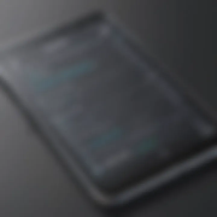 Sleek and modern smartphone showcasing clipboard feature