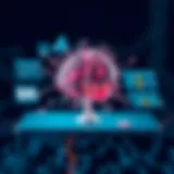 Visual representation of machine learning algorithms