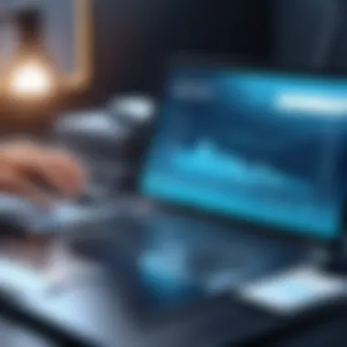 Future of Automated Accounting Services A futuristic depiction of automated accounting processes.