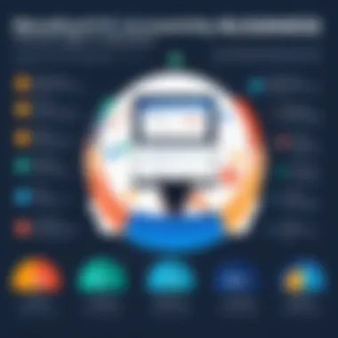 Benefits of Online Accounting for Small Businesses An infographic illustrating the benefits of online accounting for small businesses.