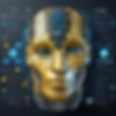 Artificial Intelligence and Python Illustration of artificial intelligence concepts powered by Python