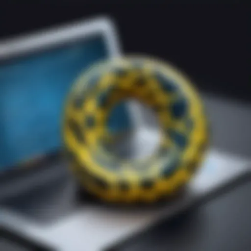 Visual representation of Python code in a web development environment