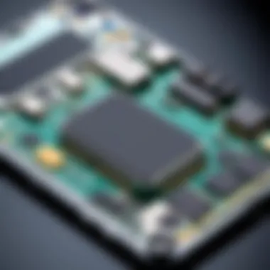 Internal Hardware Components of a Smartphone Illustration of the internal hardware components of a smartphone, including CPU and battery layout