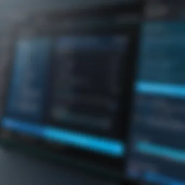 Code snippet demonstrating GUI creation