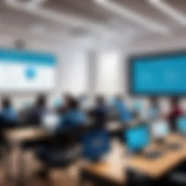 Interactive Classroom Experience Classroom setting showcasing engaged students