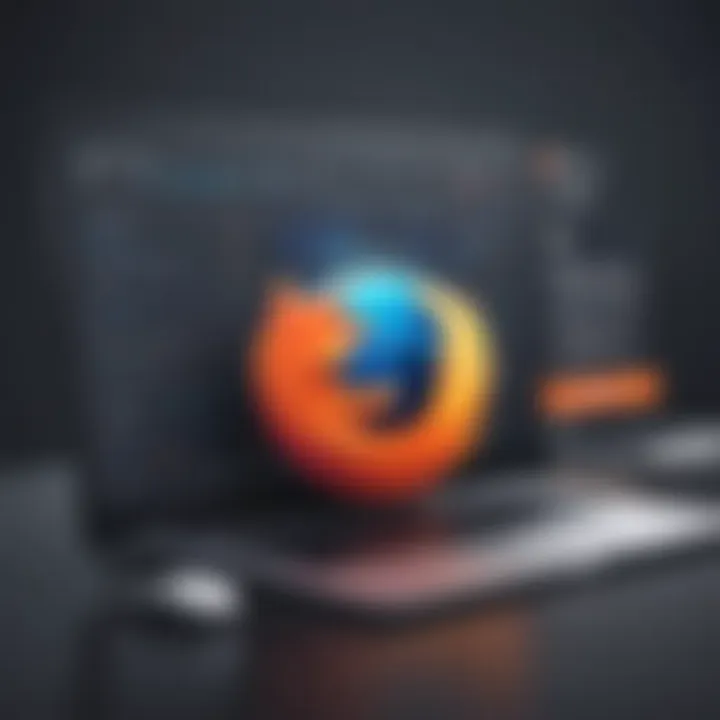 Illustration of Firefox browser interface