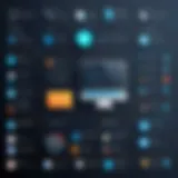Visual representation of front-end technologies