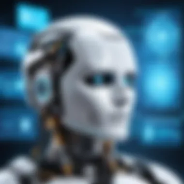 Future Prospects of Automation Futuristic concept of advancements in machine learning automation.