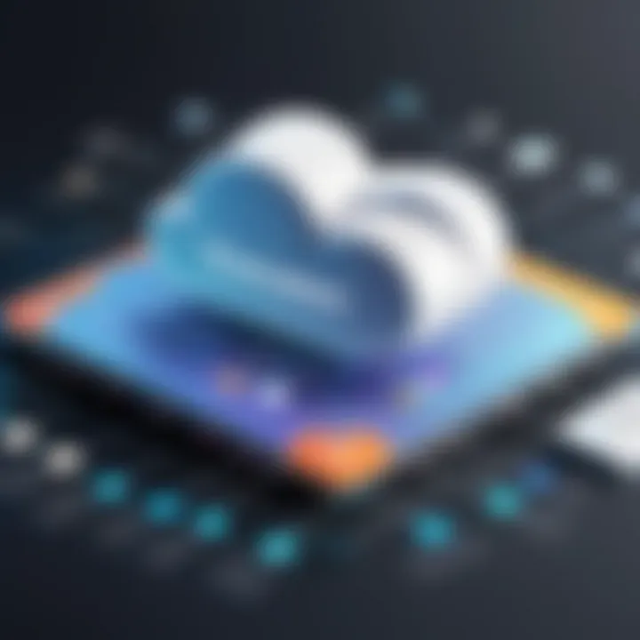 Visual representation of cloud infrastructure