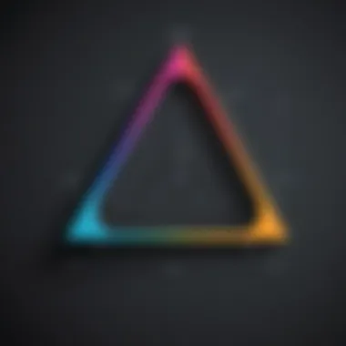 Visual Representation of Triangle Area Calculation Geometric Diagram of Triangle Area Calculation