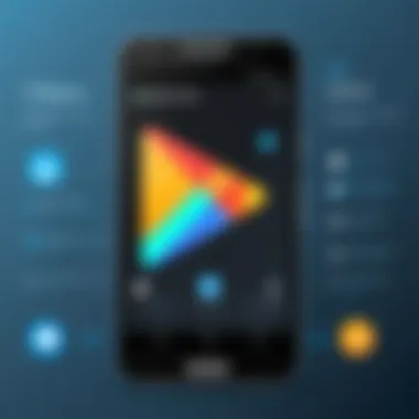 Google Play Store Download Process for Skype Google Play Store download process for Skype
