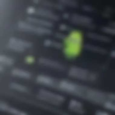 Illustration depicting group text feature on Android device