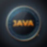 Java logo showcasing the iconic symbol of programming