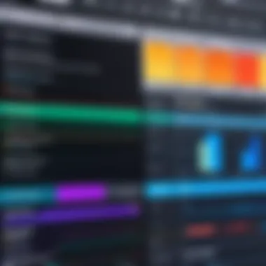 Digital Editing Software Interface Screenshot of a digital editing tool with color adjustment options.