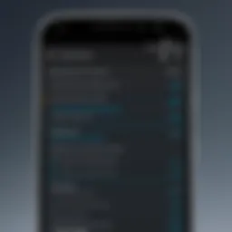 An Android device displaying voicemail settings