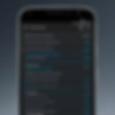 Exploring Android Voicemail Settings An Android device displaying voicemail settings