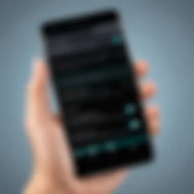 Managing Blocked Contacts Blocked contact list on an Android phone