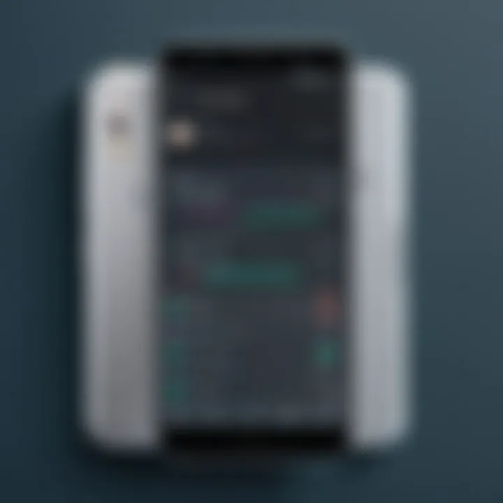 Voicemail notification on an Android screen