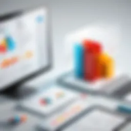 Illustration of various file types being converted to PDF format