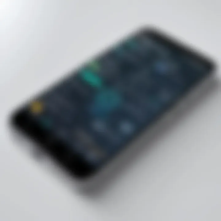 An Android phone with the Find My Device app open, showcasing its features.
