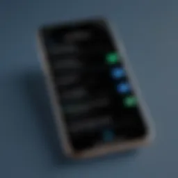 iPhone screen showcasing the call settings for privacy