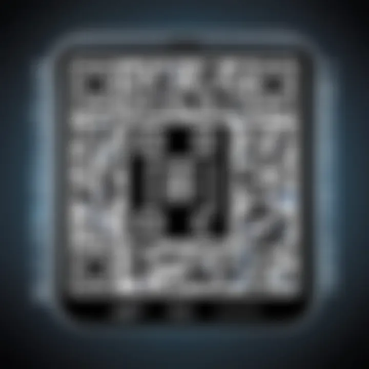 Scanning a QR code on an Android device